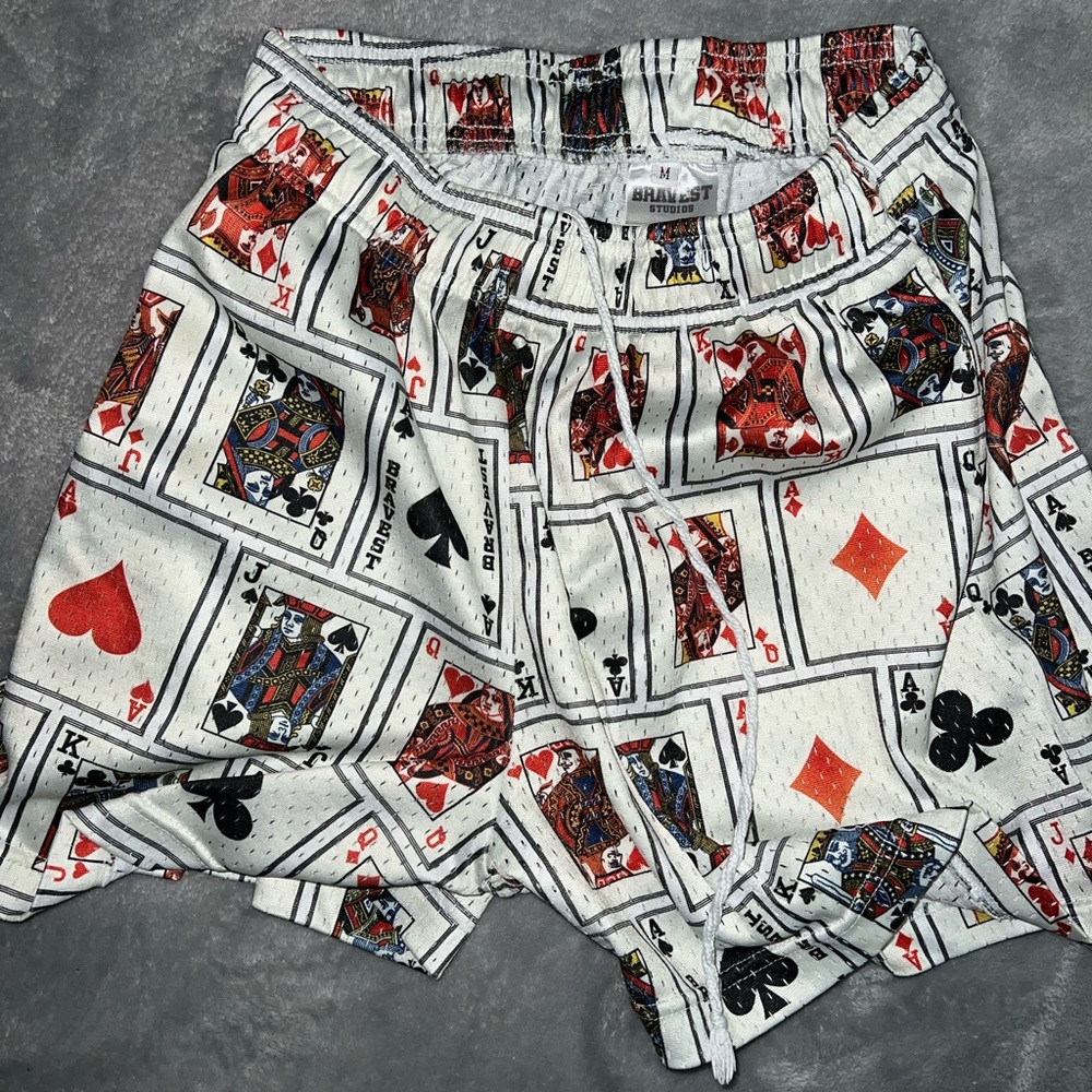 Bravest studios poker V2 Print Shorts
